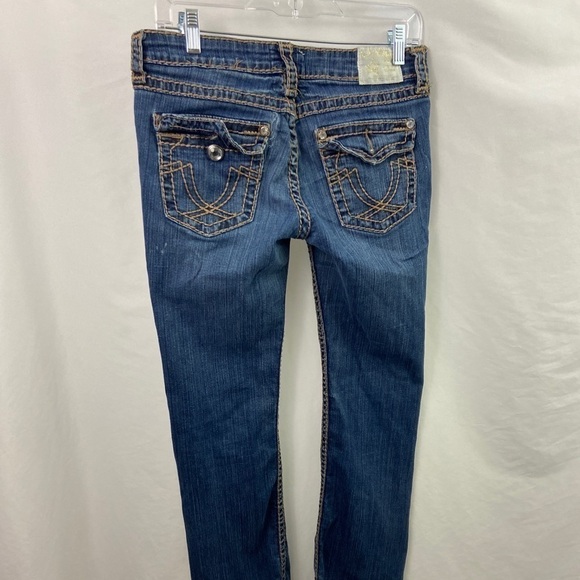 LA Idol USA New Fashion Size 9 Denim Blue Jeans - Picture 8 of 14